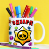 Кружка Brawl Stars с именем Эдуард Фото № 1
